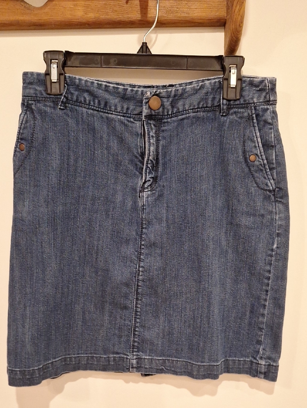 Merona Dark Blue Denim Skirt
